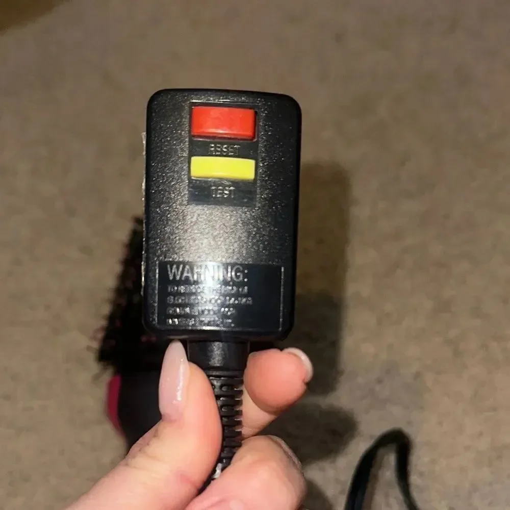 Revlon Black and Pink Hair Dryer Brush